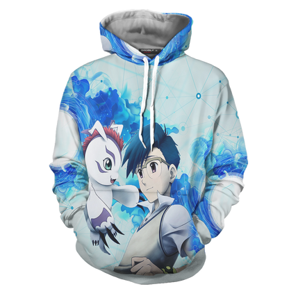 Digimon Joe and Gomamon Unisex 3D T-shirt   