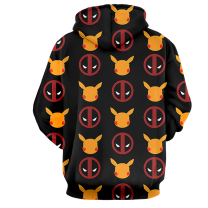 PikaPool Deadpool And Pikachu Unisex 3D T-shirt   