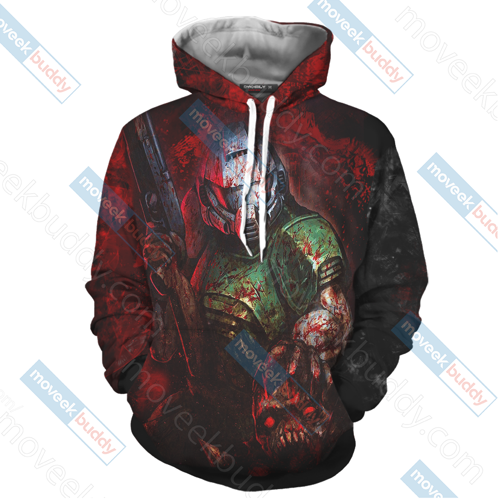 Doom - Doomguy Unisex 3D T-shirt   