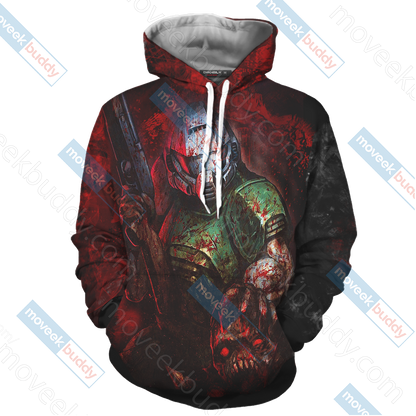Doom - Doomguy Unisex 3D T-shirt   