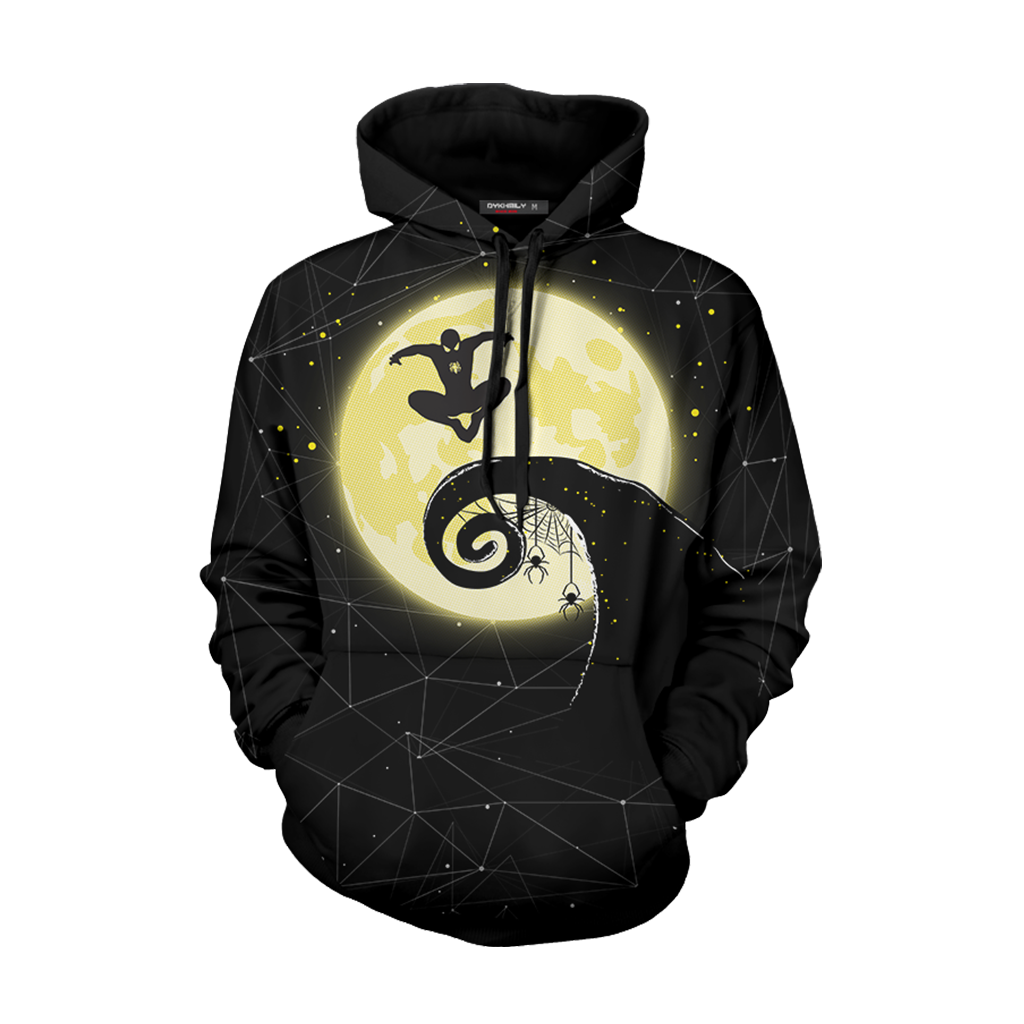 The Spiderman's Nightmare Before Christmas Unisex 3D T-shirt   