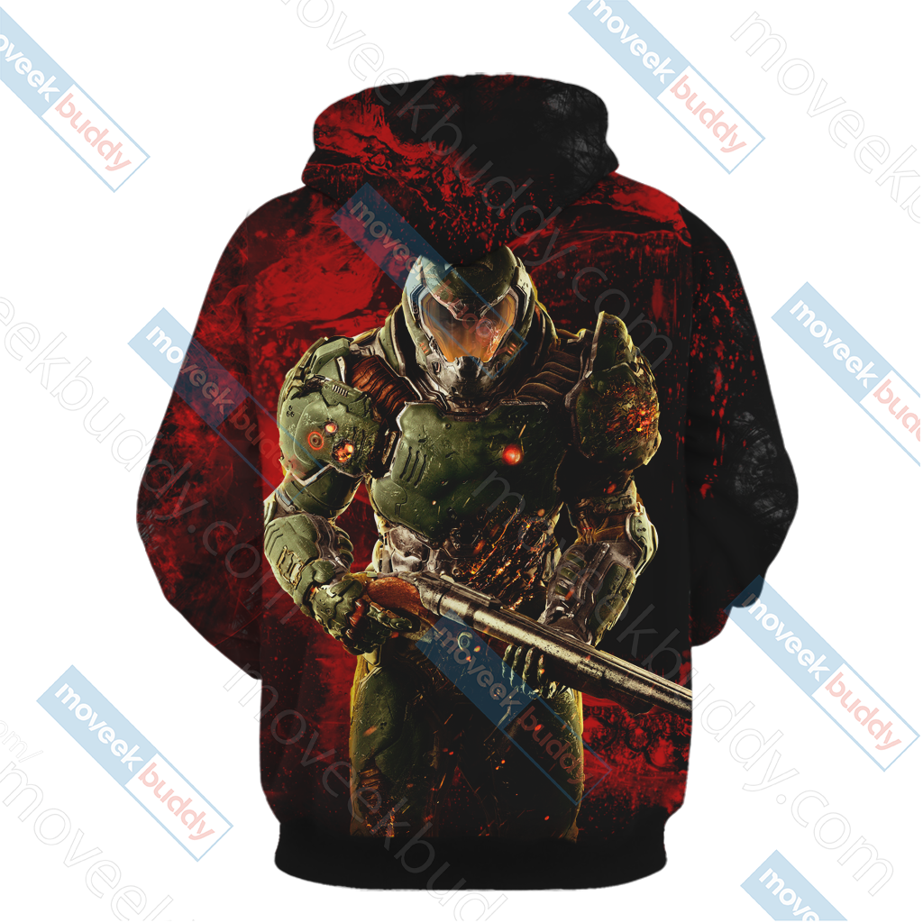 Doom - Doomguy Unisex 3D T-shirt   