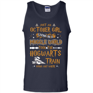 Harry Potter T-shirt Just An October Girl Living In A Muggle World   