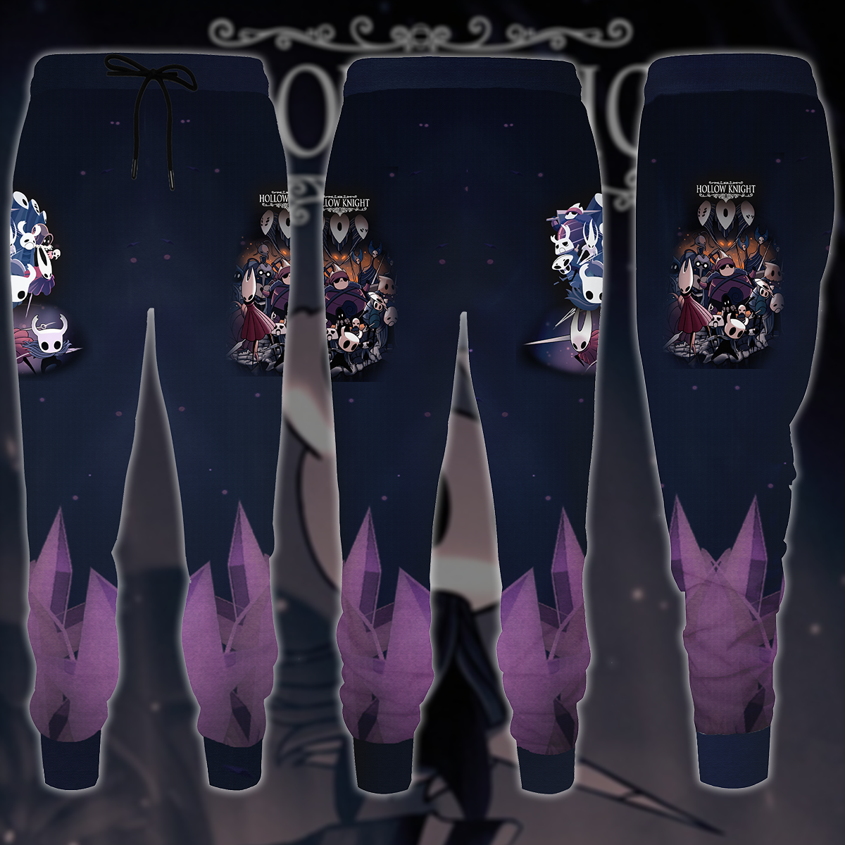 Hollow Knight Video Game 3D All Over Printed T-shirt Tank Top Zip Hoodie Pullover Hoodie Hawaiian Shirt Beach Shorts Joggers Joggers S 