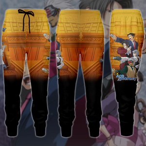 Ace Attorney Anime Manga 3D All Over Printed T-shirt Tank Top Zip Hoodie Pullover Hoodie Hawaiian Shirt Beach Shorts Jogger Joggers S 