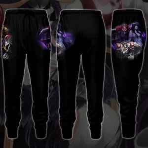 Overlord Ainz Ooal Gown and Albedo Anime Manga 3D All Over Print T-shirt Tank Top Zip Hoodie Pullover Hoodie Hawaiian Shirt Beach Shorts Jogger Joggers S 