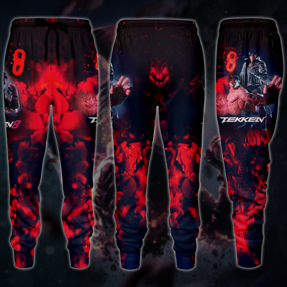 Tekken 8 Video Game 3D All Over Printed T-shirt Tank Top Zip Hoodie Pullover Hoodie Hawaiian Shirt Beach Shorts Jogger Joggers S 