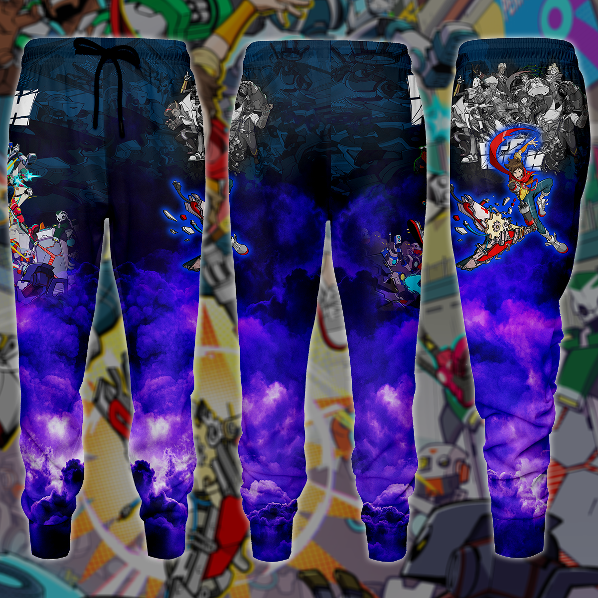 Hi-Fi RUSH Video Game 3D All Over Printed T-shirt Tank Top Zip Hoodie Pullover Hoodie Hawaiian Shirt Beach Shorts Jogger Joggers S 