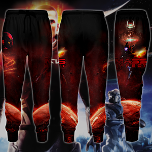 Mass Effect Video Game 3D All Over Print T-shirt Tank Top Zip Hoodie Pullover Hoodie Hawaiian Shirt Beach Shorts Jogger Joggers S 