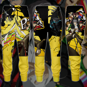 Persona 4 Golden Video Game 3D All Over Printed T-shirt Tank Top Zip Hoodie Pullover Hoodie Hawaiian Shirt Beach Shorts Jogger Joggers S 