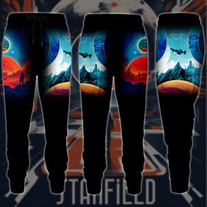 Starfield Video Game 3D All Over Printed T-shirt Tank Top Zip Hoodie Pullover Hoodie Hawaiian Shirt Beach Shorts Joggers Joggers S 