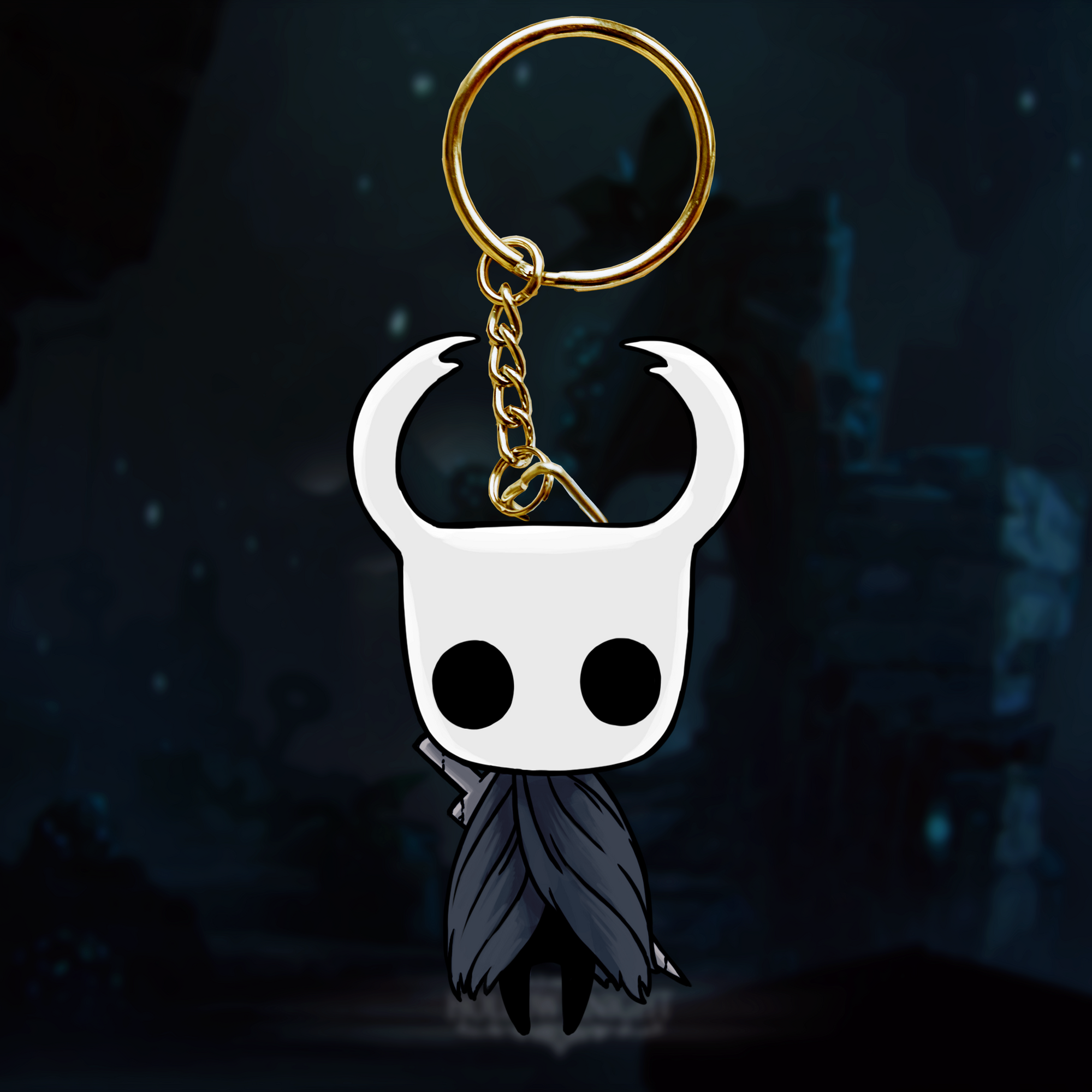 Hollow Knight Keychain Video Game Keychains Acrylic Plastic  