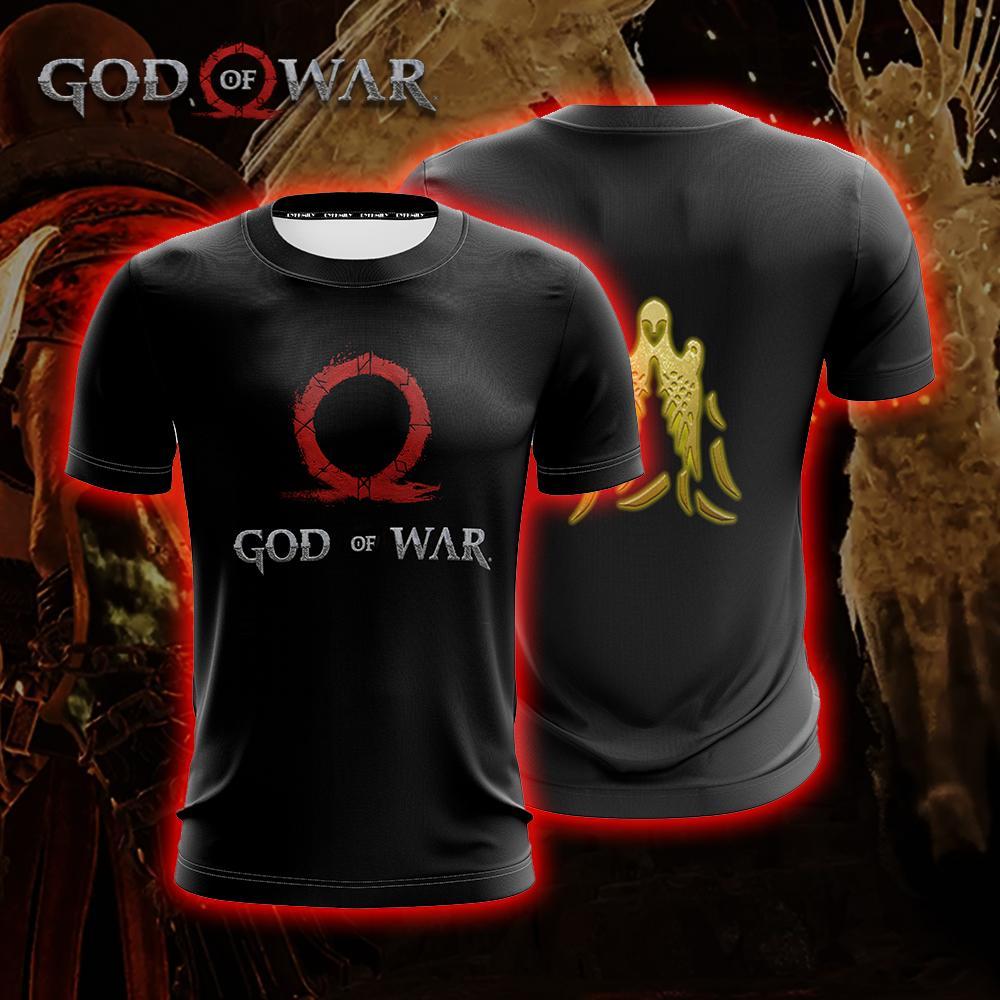 Kratos Omega Symbol God Of War Unisex 3D T-shirt S  
