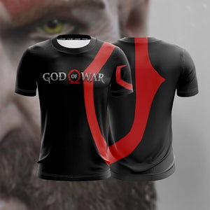 Kratos God Of War (Black) Unisex 3D T-shirt US/EU S (ASIAN L)  