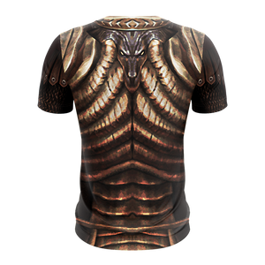 God Of War 2 Kratos Armor Cosplay Unisex 3D T-shirt   