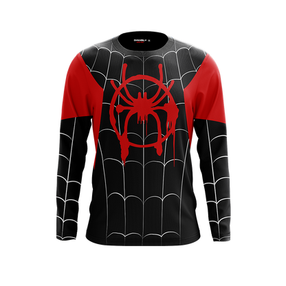 Spider-Man: Into the Spider-Verse Miles Morales Cosplay 3D Long Sleeve Shirt   