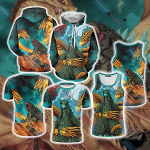 Godzilla King Of The Monsters New Look Unisex 3D T-shirt   