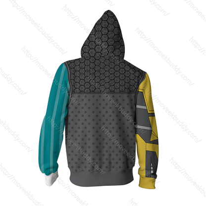 Borderlands Rhys Cosplay Zip Up Hoodie Jacket   