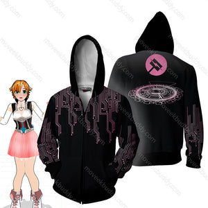 RWBY Team JNPR Nora Valkyrie Zip Up Hoodie MoveekBuddyShop