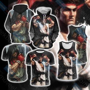 Street Fighter - Ryu Unisex 3D T-shirt   