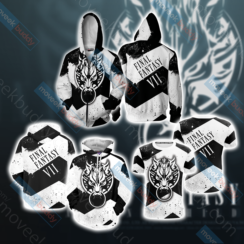 Final Fantasy 7 - Fenrir New Unisex 3D T-shirt   