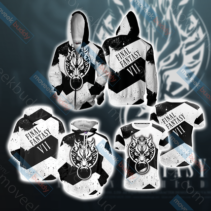 Final Fantasy 7 - Fenrir New Unisex 3D T-shirt   