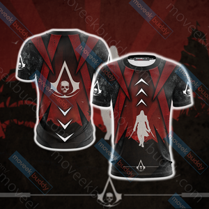Assassin's Creed Black Flag Unisex 3D T-shirt S  
