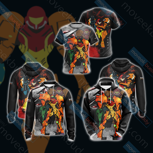 Metroid Samus New Look Unisex 3D T-shirt   