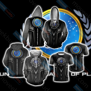 Star Trek - United Federation of Planets Logo Unisex 3D T-shirt   