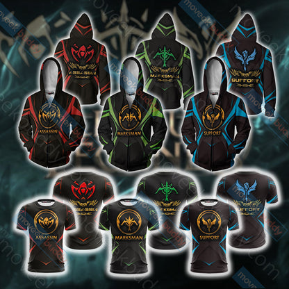 League of Legends - Support Unisex 3D T-shirt   