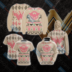 Wonderwoman Knitting Style Unisex 3D Sweater   