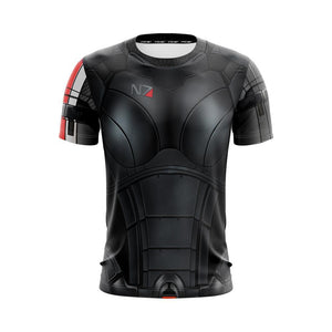 N7 Women Suit Mass Effect 3 Unisex 3D T-shirt   