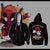 I Like To Stay In Bed It's Too Peopley Outside Deadpool Zip Up Hoodie XS  