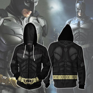 Batman Cosplay Unisex 3D T-shirt Zip Hoodie XS 