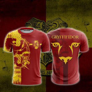Quidditch Gryffindor Harry Potter Unisex 3D T-shirt US/EU S (ASIAN L)  