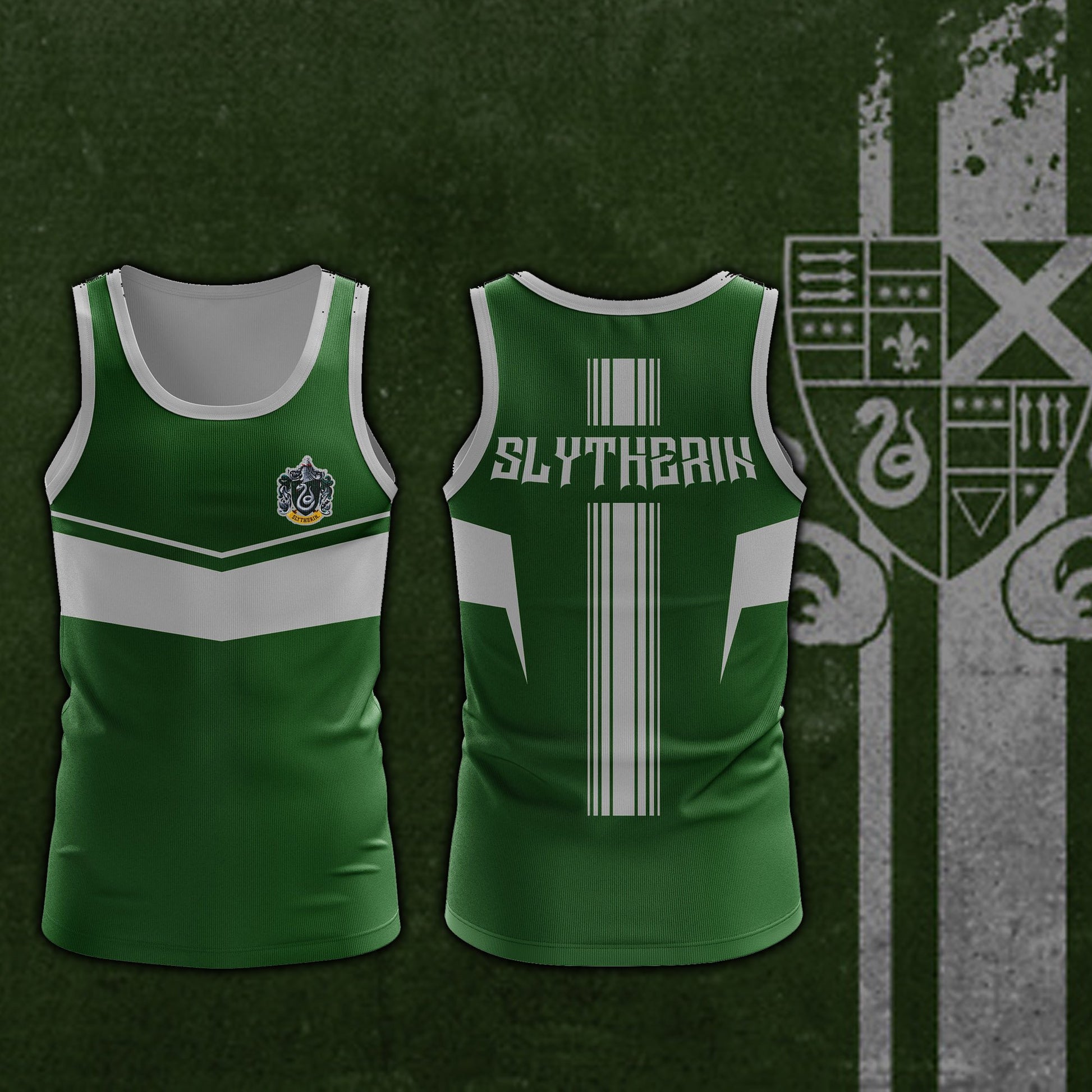Slytherin Harry Potter 3D Tank Top S  