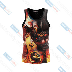 Mortal Kombat Scorpion New Look Unisex 3D T-shirt   