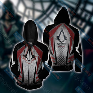 Assassin's Creed Syndicate Unisex 3D T-shirt Zip Hoodie XS 