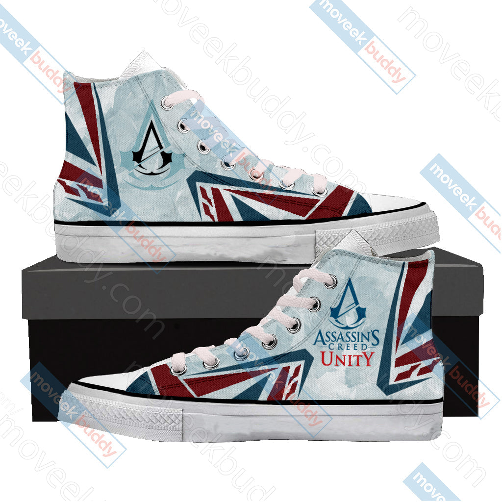 Assassin's Creed Unity Unisex High Top Shoes Women EU SIZE 35 
