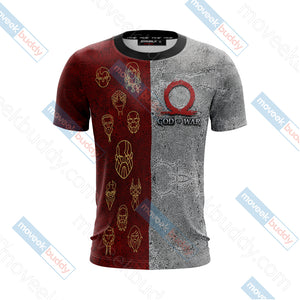 God Of War Symbol New Look Unisex 3D T-shirt   