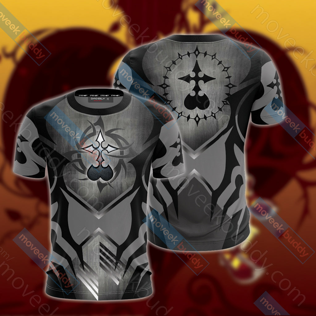 Kingdom Hearts: Nobody Unisex 3D T-shirt   