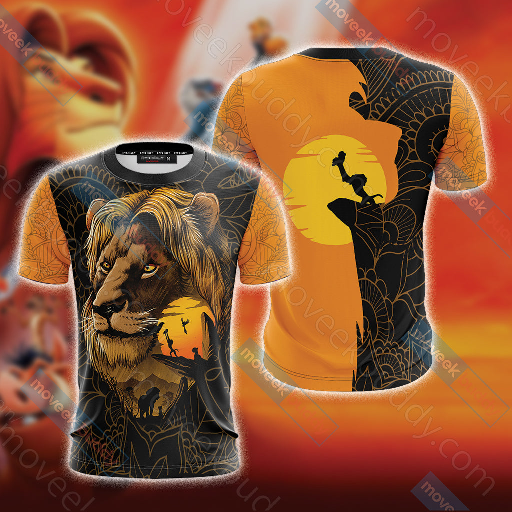 The Lion King - King of the Jungle Unisex 3D T-shirt   