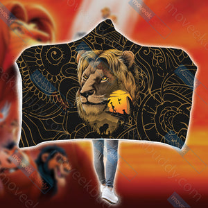 The Lion King - King of the Jungle 3D Hooded Blanket Adult 80"x60"  