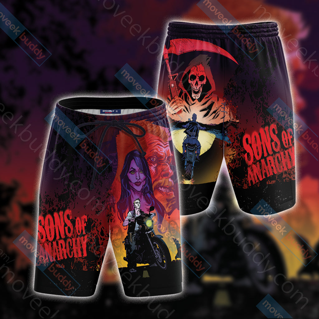 Son of Anarchy Beach Shorts S  