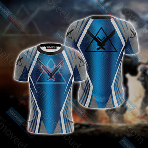 Halo - Noble Unisex 3D T-shirt US/EU S (ASIAN L)  