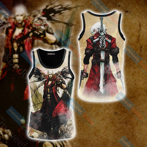Devil May Cry Dante Unisex 3D T-shirt Tank Top S 