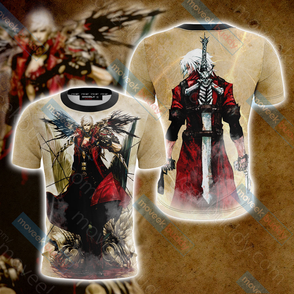 Devil May Cry Dante Unisex 3D T-shirt US/EU S (ASIAN L)  
