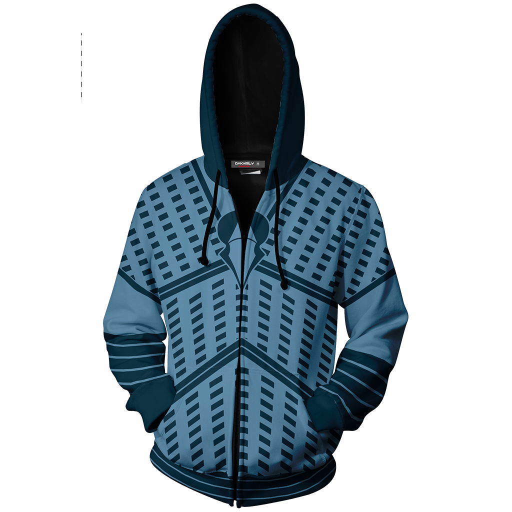 Game Of Thrones Night King Cosplay Zip Up Hoodie Jacket   