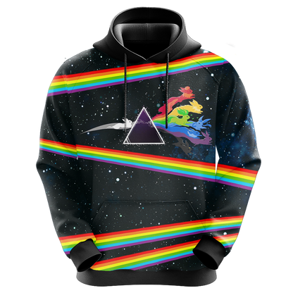 Pink Floyd - The dark side of the moon album cover Unisex 3D T-shirt   