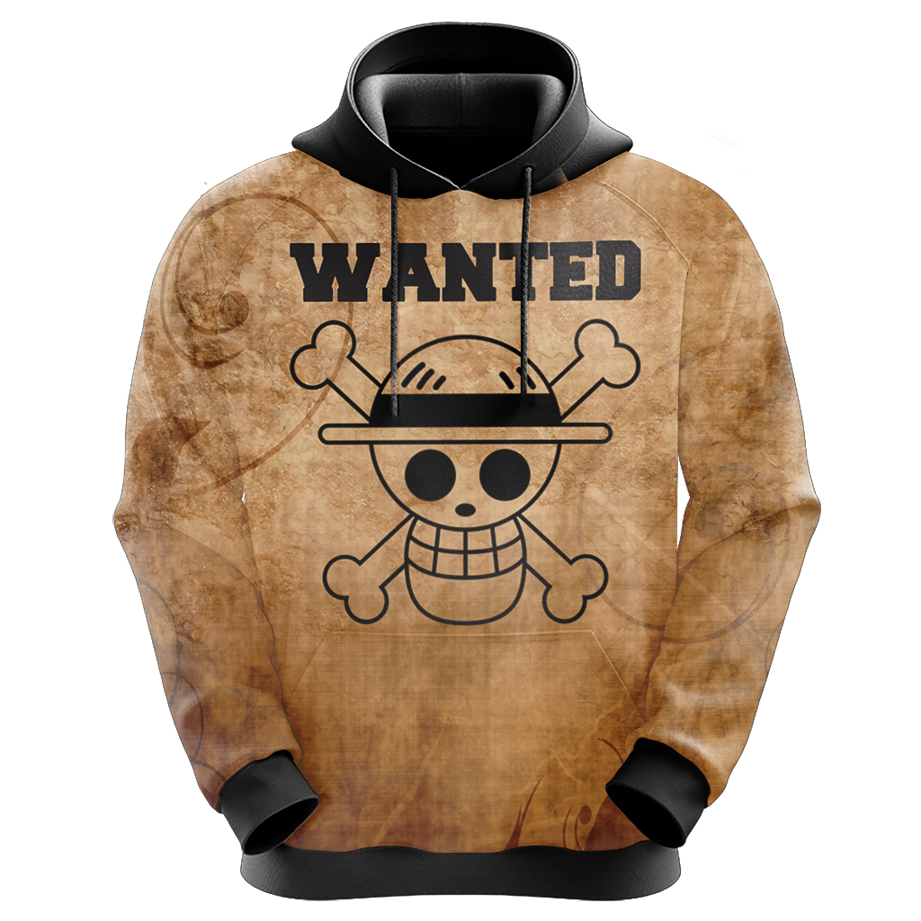 One Piece - Wanted Dead or Alive Unisex 3D T-shirt   